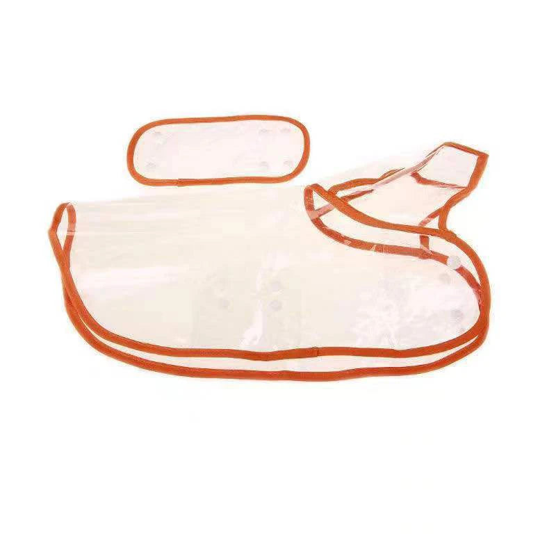 Transparent Hooded Dog Raincoat – Lightweight Waterproof Puppy Rain Poncho