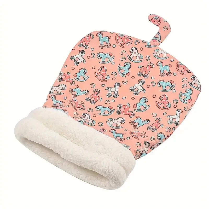 Cozy Plush Pet Sleeping Bag – Semi-Enclosed Tunnel Bed for Cats & Small Dogs | Soft, Warm, and Stuffed for Comfort