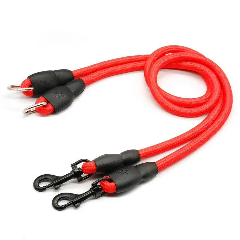 Double Leash with Detachable Dog Chains