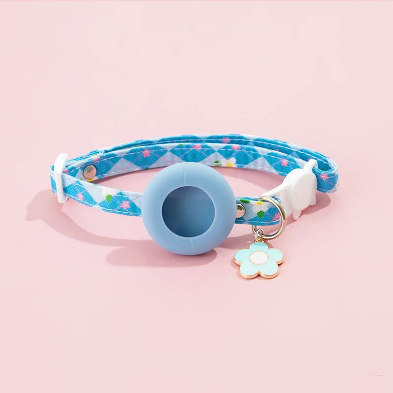 Cat Collar with AirTag Protective Case Anti-lost