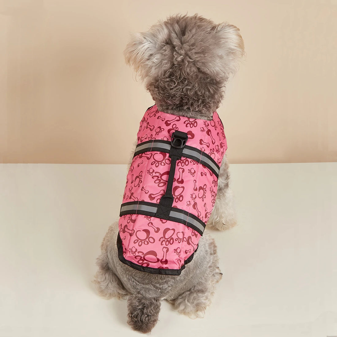 Reflective Adjustable Dog Life Jacket – High-Buoyancy Safety Vest for Large Dogs
