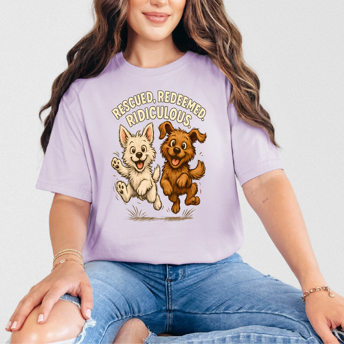 Funny Dog Rescue T-Shirt for Dog Lovers & Adopters - Animal Lovers Gift, Funny Pet Shirt, Adorable Rescue Shirt, Dog Adoption Tee, Dog Mom Apparel