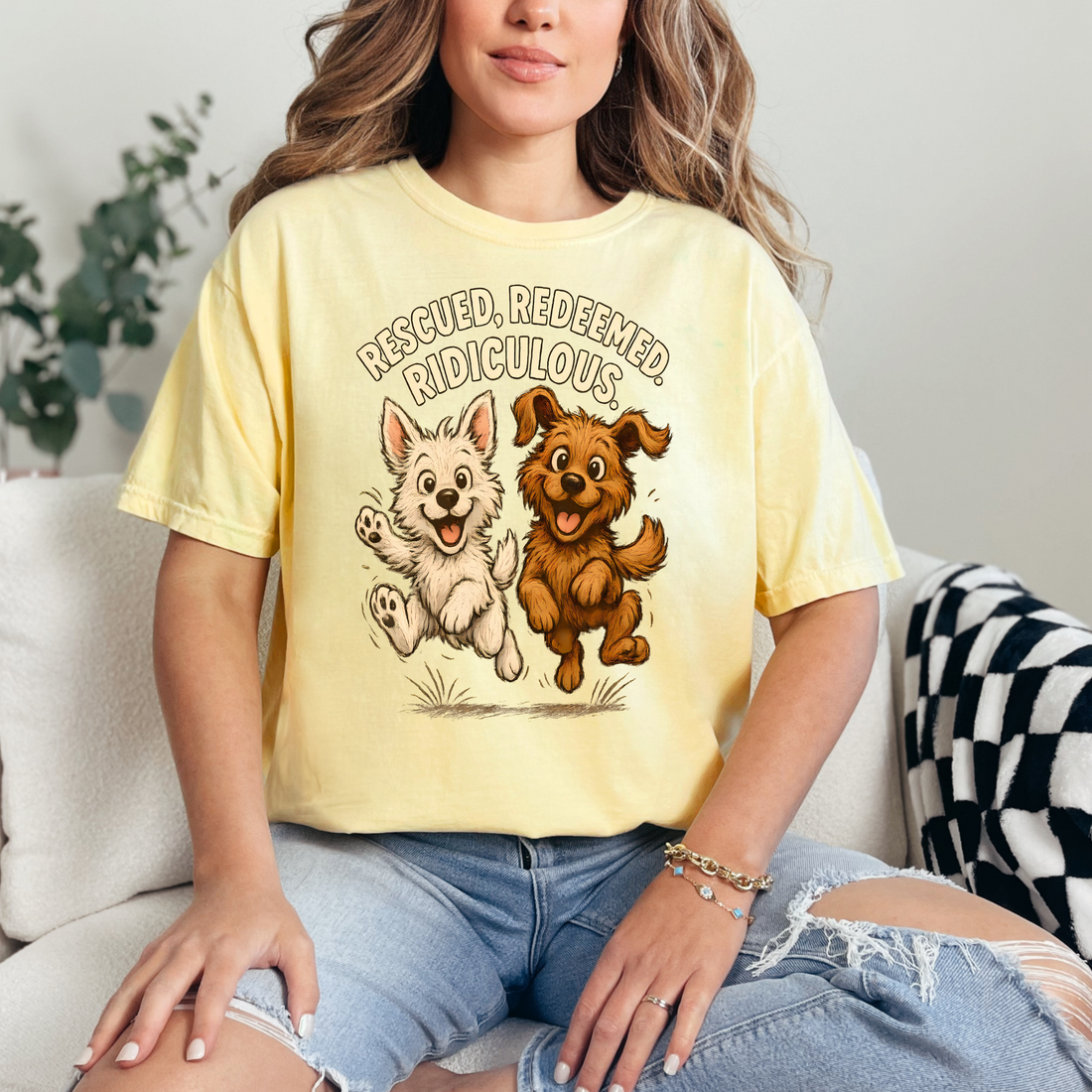 Funny Dog Rescue T-Shirt for Dog Lovers & Adopters - Animal Lovers Gift, Funny Pet Shirt, Adorable Rescue Shirt, Dog Adoption Tee, Dog Mom Apparel