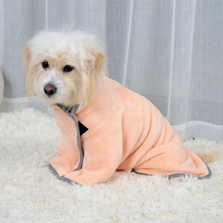 Dog Bathrobe Towel – Absorbent, Quick-Dry Pet Robe for Bath, Rain, or Winter Warmth