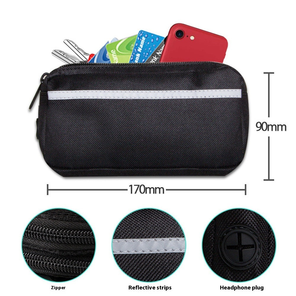 Hands-Free Dog Leash with Waist Bag – Adjustable Nylon Running & Walking Set (Multiple Colors)