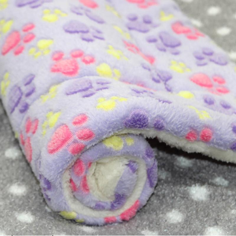 Ultra Soft Coral Velvet Pet Blanket – Non-Slip, Washable Throw for Dogs & Cats (Machine Washable)
