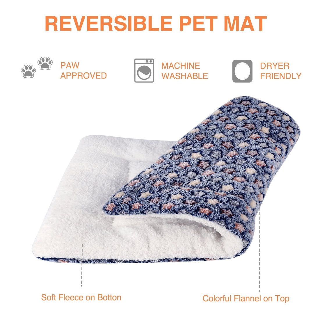 Ultra Soft Coral Velvet Pet Blanket – Non-Slip, Washable Throw for Dogs & Cats (Machine Washable)