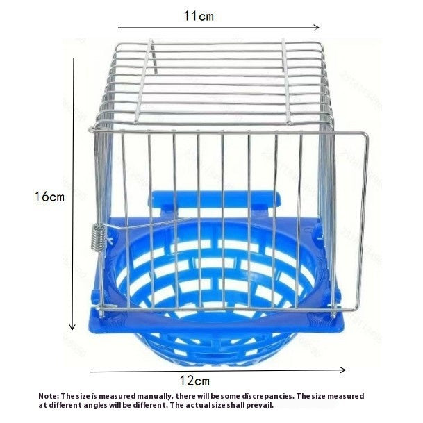 Small Parrot Breeding Box – Iron Wire Bird Nest Cage for Nesting & Breeding (14.5×12×16cm)
