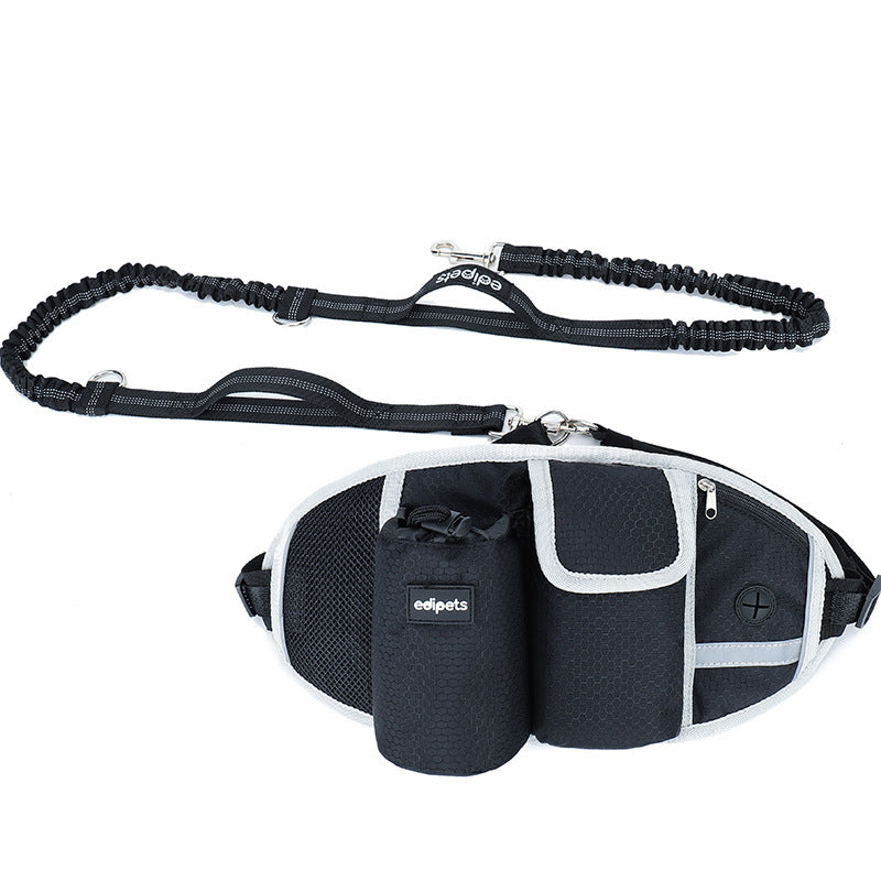 Dog Training Treat Pouch – Drawstring Snack Bag with Mesh Pockets & Adjustable Waist Belt