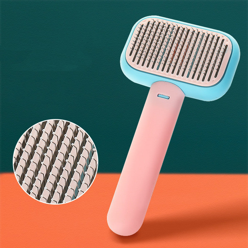 Deshedding Pet Comb – Hair Removal & Massage Brush for Cats and Dogs
