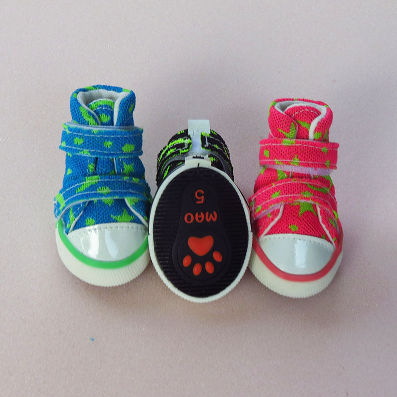 Non-Slip Mesh Dog Shoes – Lightweight, Fashionable Sneakers for Pets