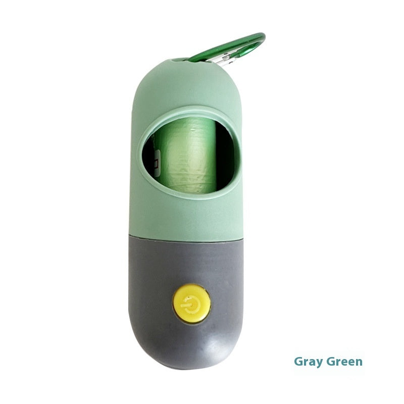 Portable Dog Waste Bag Dispenser – Leakproof, Durable Design with Night Visibility & Travel Clip