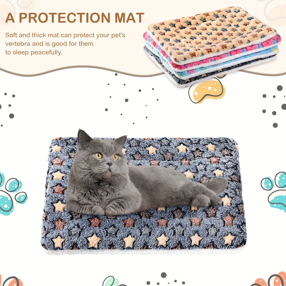 Ultra Soft Coral Velvet Pet Blanket – Non-Slip, Washable Throw for Dogs & Cats (Machine Washable)